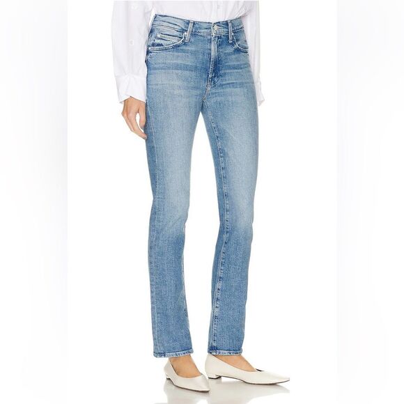 NEW MOTHER The Rascal Skimp in Punk Charming High Rise Slim Straight Size 28 - Picture 4 of 11